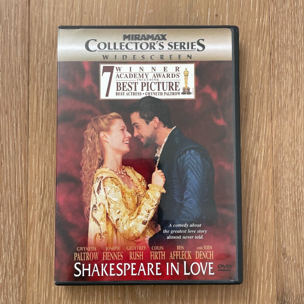 Shakespeare in Love DVD Movie 1998 Widescreen Universal Pictures Miramax Flims